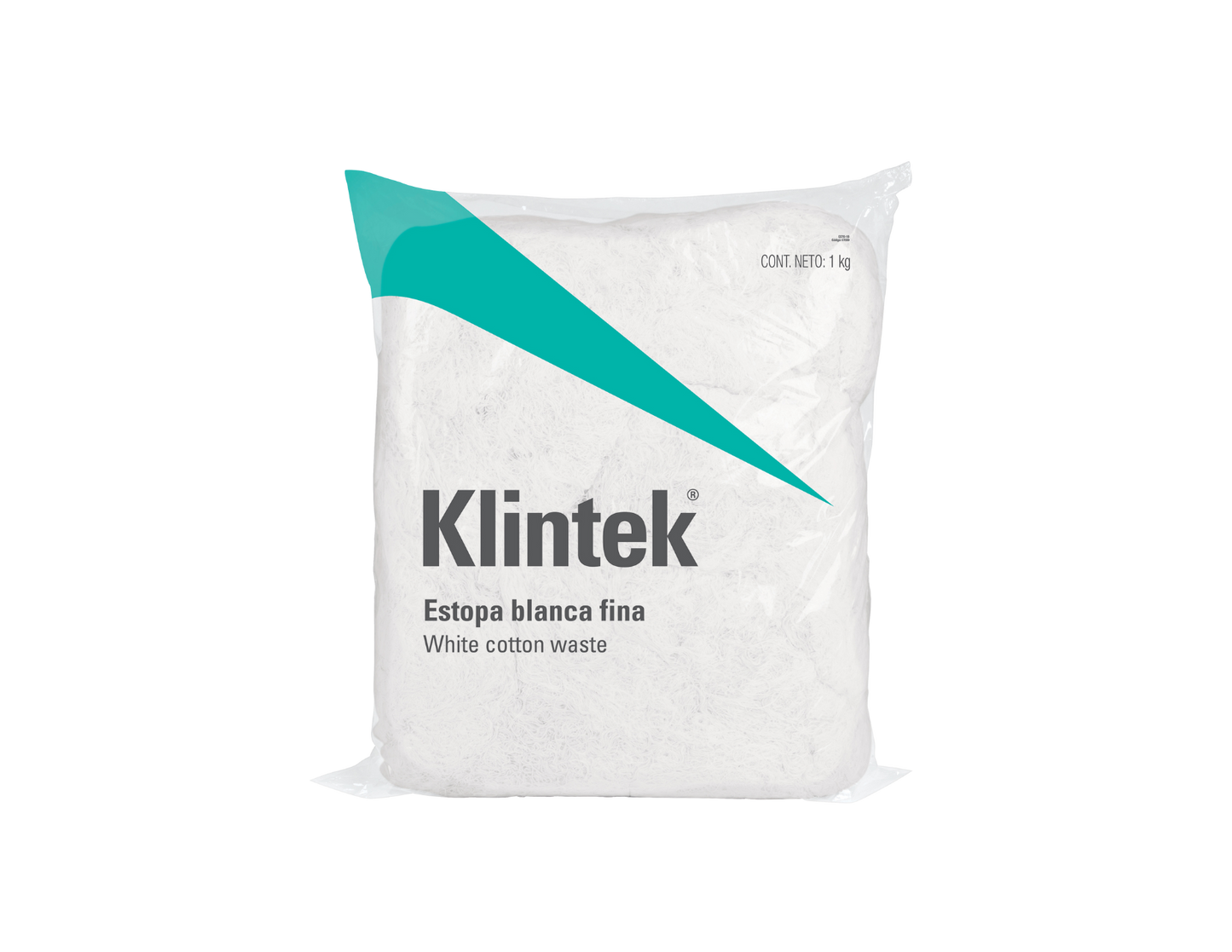 BOLSA DE 1 KG DE ESTOPA, KLINTEK MODELO: 57000 57001 CLAVE: ESTO-1B ESTO-1C