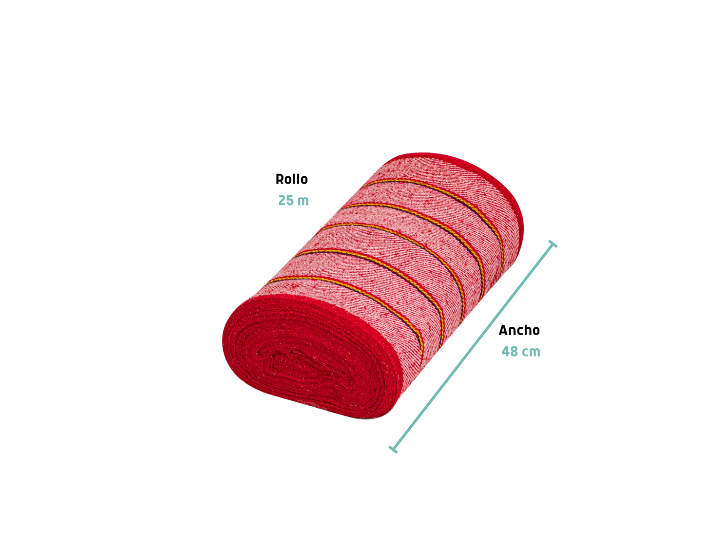 JERGAS EN ROLLO SARGA GRUESA, 25 M X 48 CM, KLINTEK MODELO: 57057 57058 CLAVE: JER-25R JER-25A
