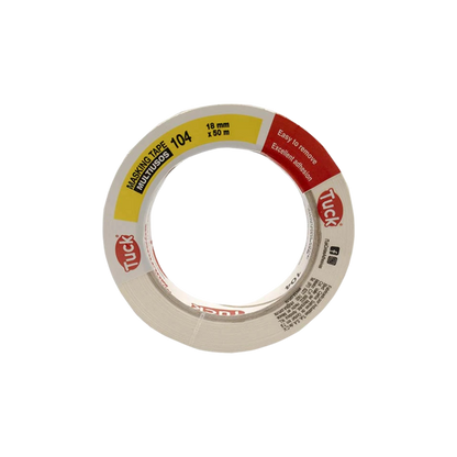 CINTA ADHESIVA MASKING TAPE TUK 18 MM X 50 M 100400
