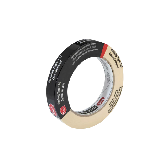 CINTA ADHESIVA MASKING TAPE BEIGE TUK 101020, 24 MM X 50 M 101020
