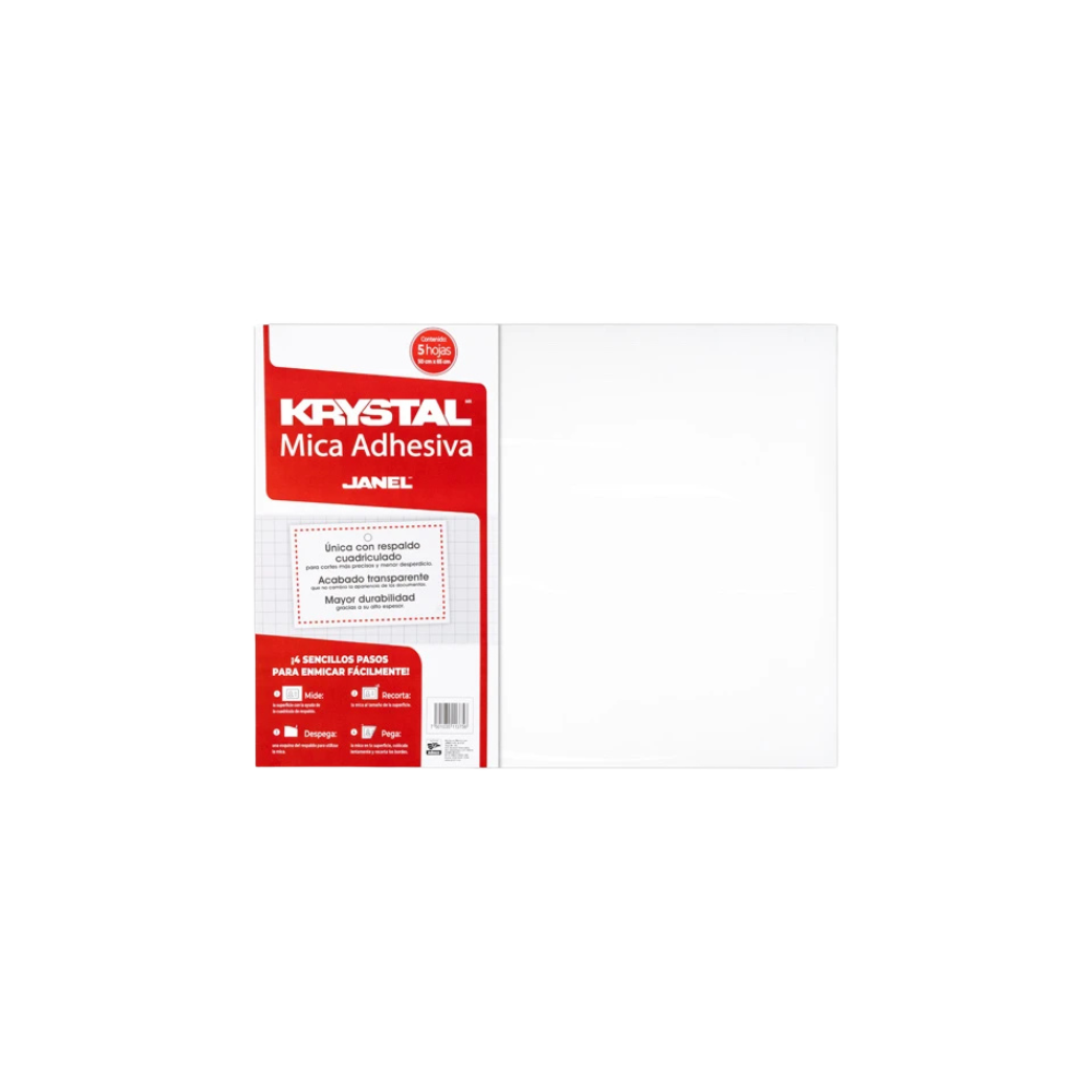MICA ADHESIVA JANEL 50 CM X 65 CM FLEXIBLE 1065065105