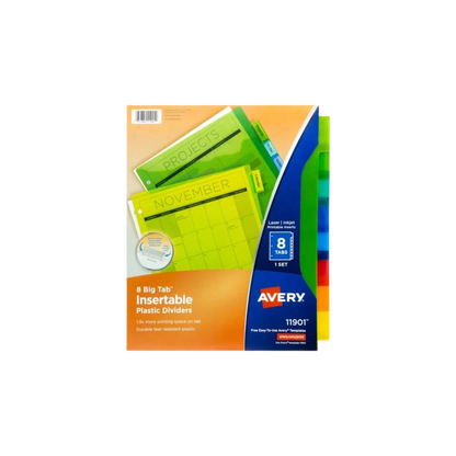 SEPARADOR AVERY 11901 CON 8 DIVISIONES