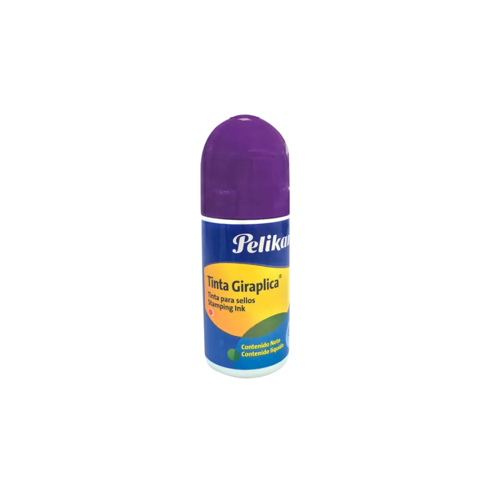 TINTA PARA SELLO PELIKAN 60 ML NEGRO, AZUL, VERDE, ROJO Y VIOLETA 14420017