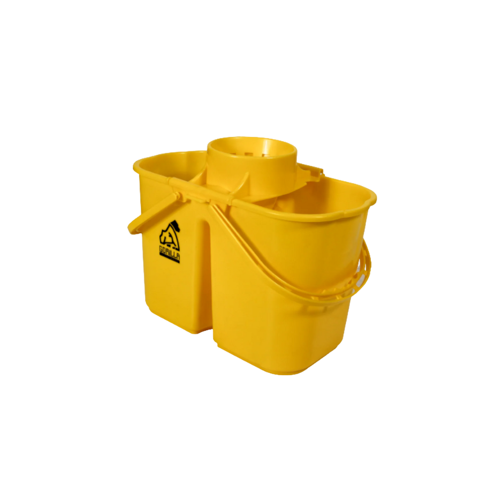 CUBETA DOBLE CON EXPRIMIDOR DE 15 LITROS AF-08060