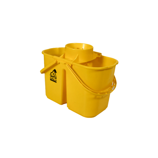 CUBETA DOBLE CON EXPRIMIDOR DE 15 LITROS AF-08060