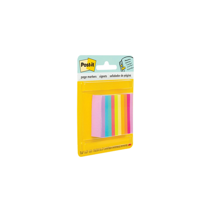 SEÑALADORES DE PAPEL POST-IT MULTICOLOR 10 BLOCKS DE COLORES CON 50 HOJAS CADA UNO MEDIDAS 12.7X44.4MM 70007065058