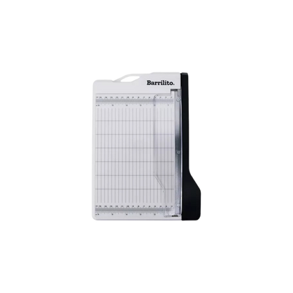 GUILLOTINA DE PLÁSTICO MARCA BARRILITO 8.5 PULGADAS CAPACIDAD PARA CORTAR 6 HOJAS 1 PIEZA 8762GUI