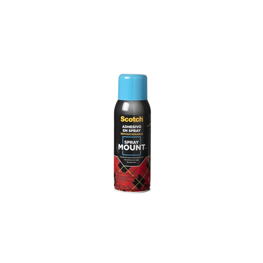 ADHESIVO EN AEROSOL SCOTCH MOUNT TRANSPARENTE DE BAJA ADHESIÓN 290GR 1PIEZA 70006846136