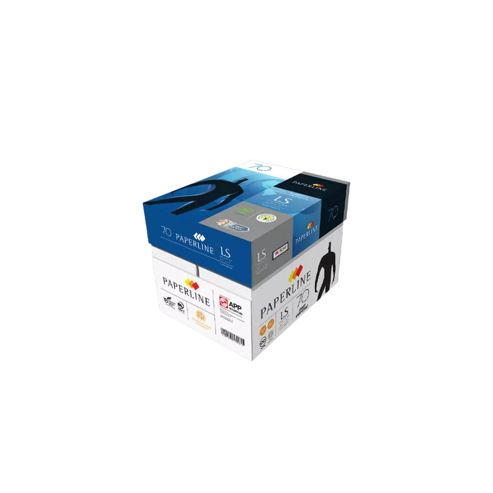 CAJA DE PAPEL BOND BLANCO PAPERLINE CARTA CAJA CON 5000 HOJAS 70GR