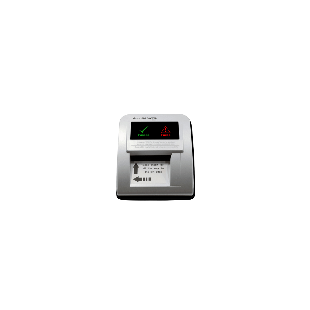 DETECTORA DE BILLETES FALSOS D470 CON BATERÍA RECARGABLE ACCUBANKER