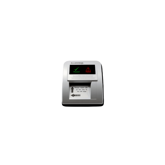 DETECTORA DE BILLETES FALSOS D470 CON BATERÍA RECARGABLE ACCUBANKER