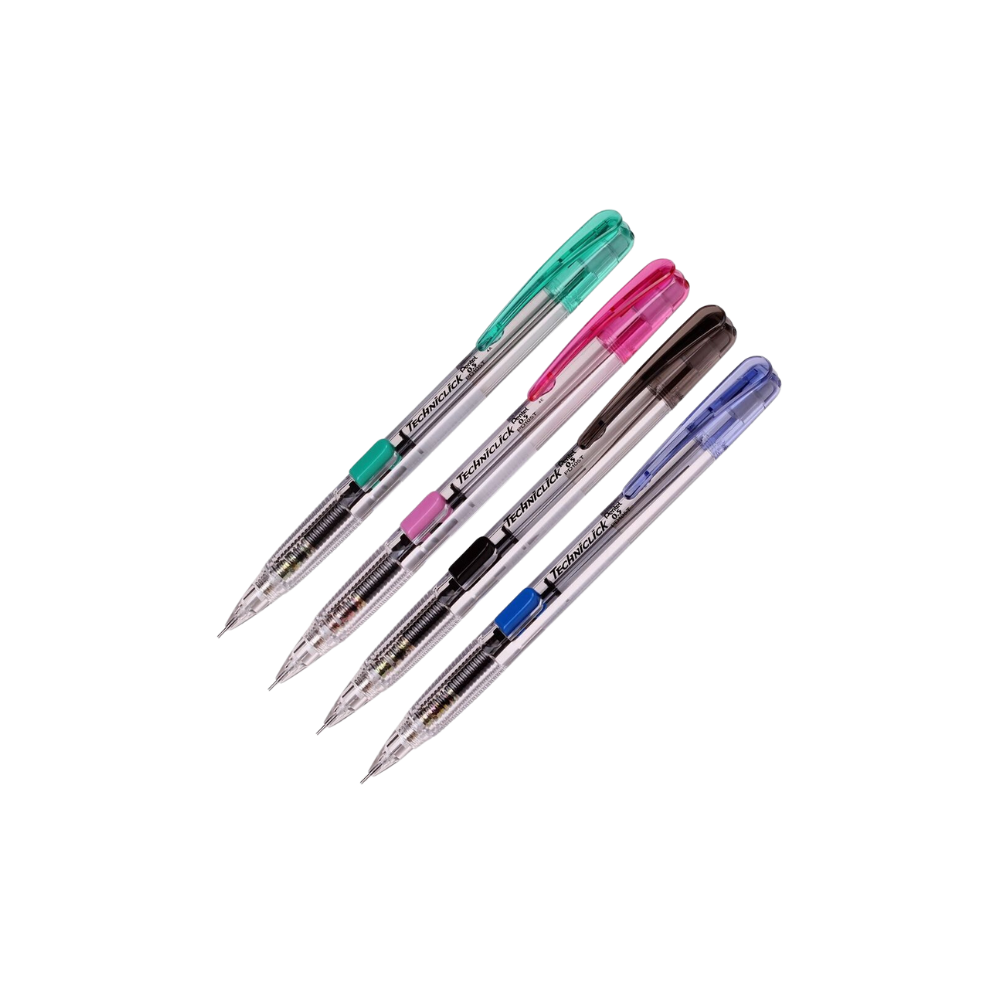 LAPICERO PENTEL TECHNICLICK 0.5MM COLOR TRANSPARENTE 1 PIEZA PD105T-A