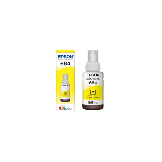 TINTA MARCA EPSON T664420 COLOR AMARILLO 1 PIEZA T664420-AL