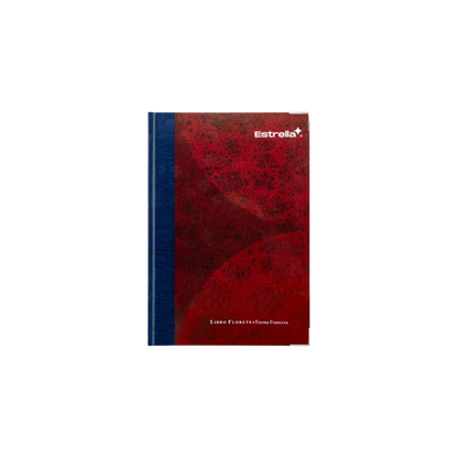 LIBRO FORETE DE MAYOR O CAJA MARCA ESTRELLA FORMA FRANCESA CON 96 HOJAS 1 PIEZA 107