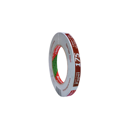 CINTA ADHESIVA DOBLE CAPA DE PAPEL BLANCO MARCA NAVITEK MEDIDAS 12MM X 33M 1 PIEZA 81751203300