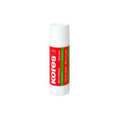 LÁPIZ ADHESIVO BLANCO KORES 40GR PAQUETE CON 6 PIEZAS 12402