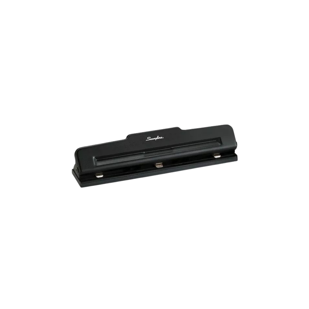 PERFORADORA METAL COLOR NEGRO 3 ORIFICIOS PARA 10 HOJAS SWINGLINE P5416