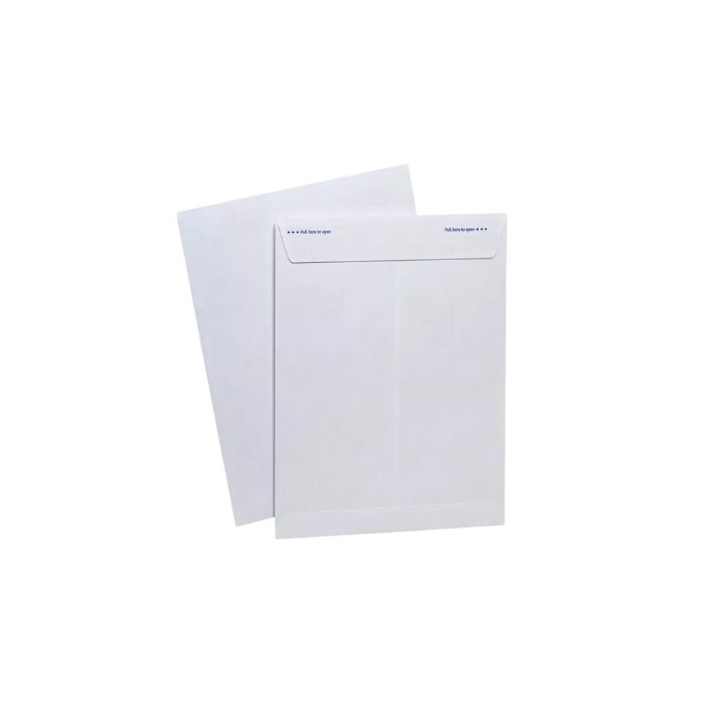 SOBRE BOLSA PAPEL BLANCO AMPAD TAMAÑO CARTA PAQUETE CON 100 SOBRES 73127