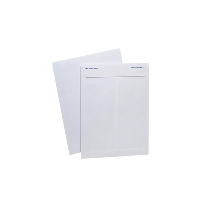 SOBRE BOLSA PAPEL BLANCO AMPAD TAMAÑO CARTA PAQUETE CON 100 SOBRES 73127