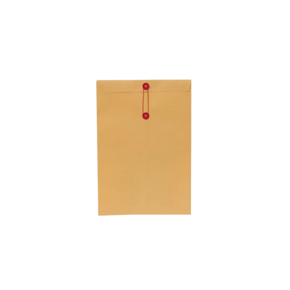 SOBRE BOLSA PAPEL FORTEC AMARILLO CON RONDANA TAMAÑO OFICIO PAQUETE CON 25 SOBRES B-24-MR