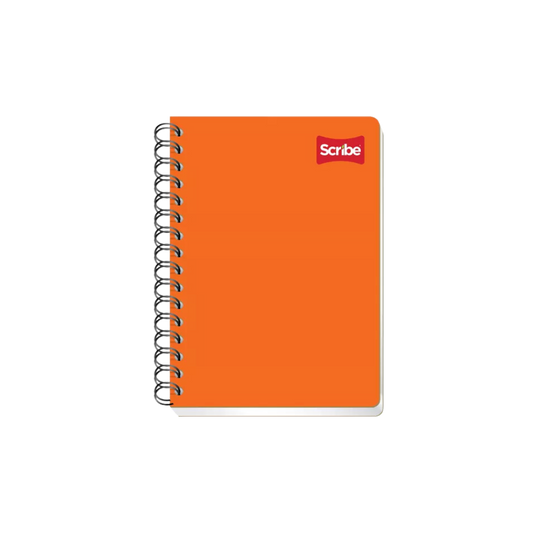CUADERNO FORMA FRANCESA CUADRO GRANDE SCRIBE 100 HOJAS PASTA SEMI-RIGIDA DOBLE ESPIRAL 1 PIEZA 1011603