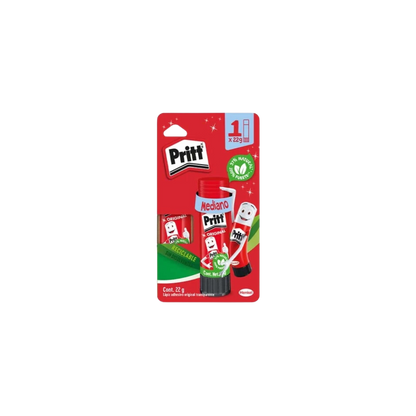 LÁPIZ ADHESIVO TRANSPARENTE PRITT BARRA DE 22GR 1 PIEZA 2780666
