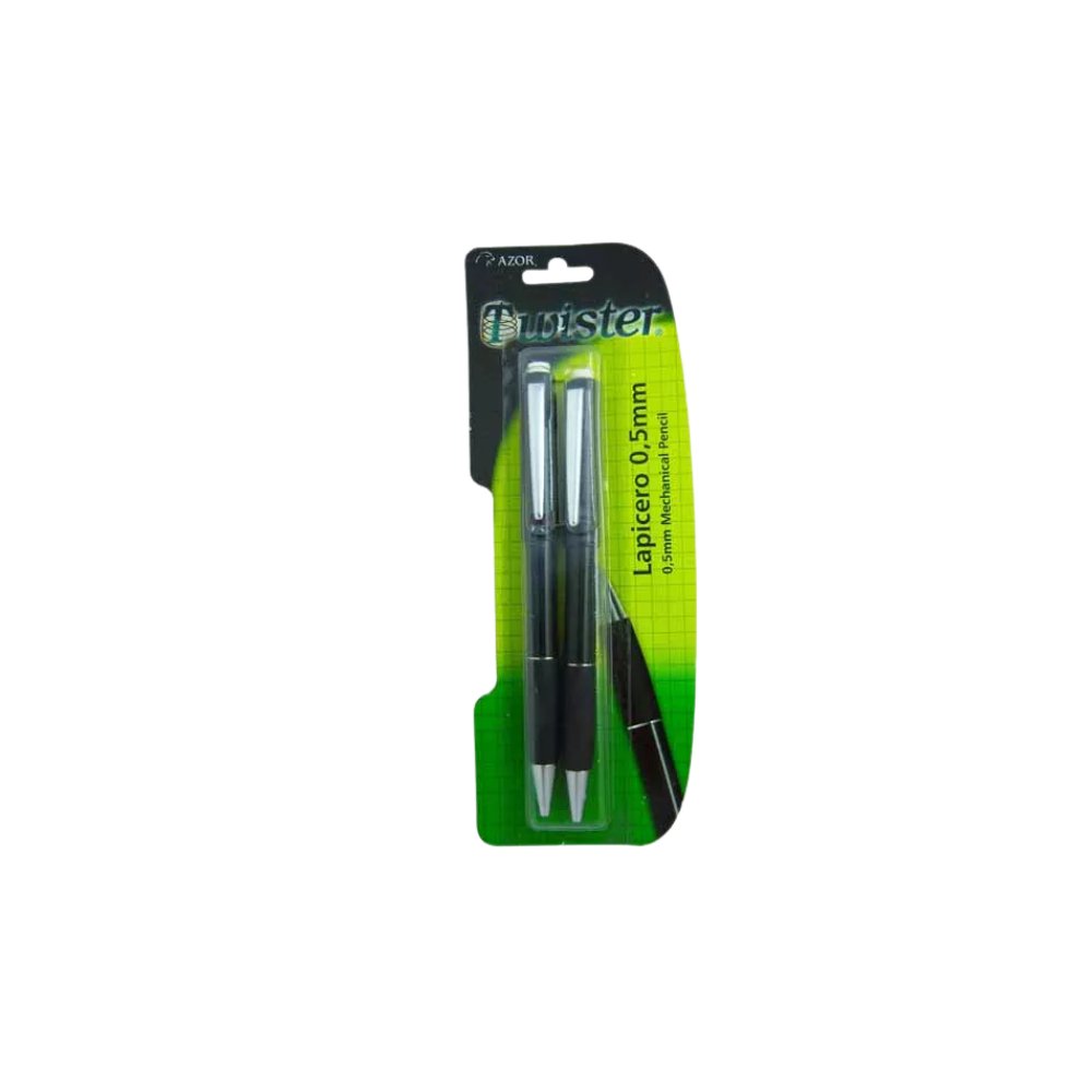 LAPICERO AZOR TWISTER 0.5MM BLISTER CON 2 PIEZAS 301.64023