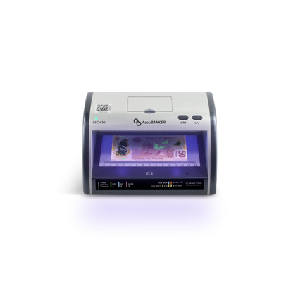 DETECTORA DE BILLETES FALSOS MANUAL LED430