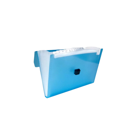 ARCHIVO EXPANDIBLE OXFORD DE POLIPROPILENO AZUL POR FUERA Y BLANCO POR DENTRO TAMAÑO CARTA 1 PIEZA F148