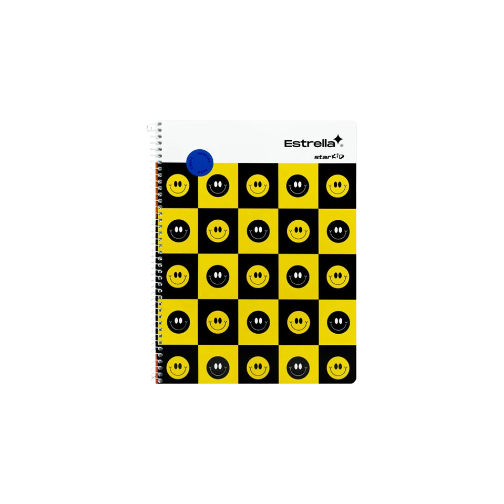 CUADERNO PROFESIONAL BLANCO MARCA ESTRELLA 100 HOJAS ESPIRAL SENCILLO METÁLICO 1 PIEZA 0461