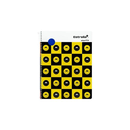 CUADERNO PROFESIONAL BLANCO MARCA ESTRELLA 100 HOJAS ESPIRAL SENCILLO METÁLICO 1 PIEZA 0461