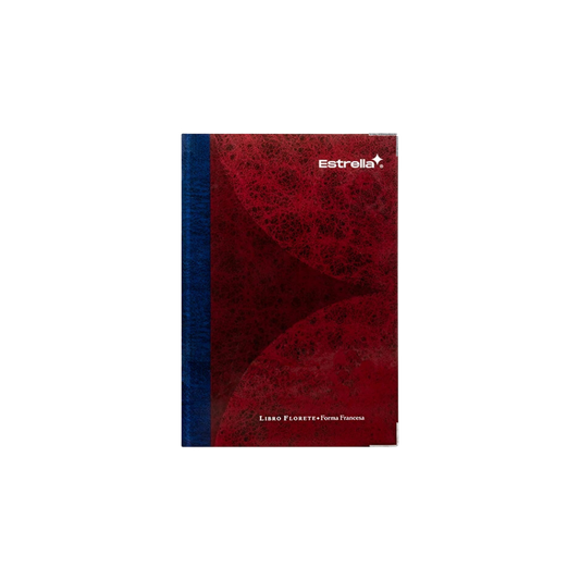 LIBRO FLORETE DE RAYADO ESTRELLA FORMA FRANCESA CON 240 HOJAS 1 PIEZA 0100