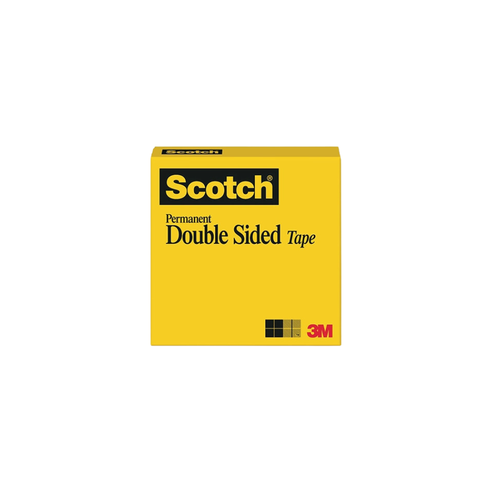 CINTA ADHESIVA DOBLE CAPA DE POLIPROPILENO MARCA SCOTCH TRANSPARENTE MEDIDAS 12MM X 33M 1 PIEZA 70007063640