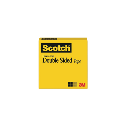 CINTA ADHESIVA DOBLE CAPA DE POLIPROPILENO MARCA SCOTCH TRANSPARENTE MEDIDAS 12MM X 33M 1 PIEZA 70007063640