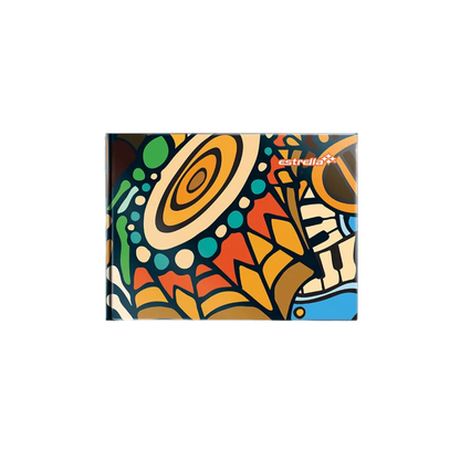 CUADERNO FORMA ITALIANA CUADRO CHICO 96 HOJAS PASTA DURA COSIDA MARCA ESTRELLA 1 PIEZA 70