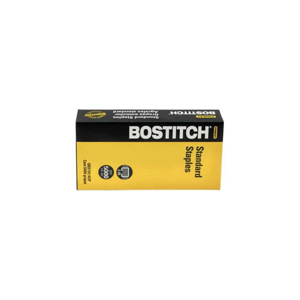 GRAPA ESTÁNDAR BOSTITCH CAPACIDAD DE 30 HOJAS 5000 GRAPAS SBS191/4CP