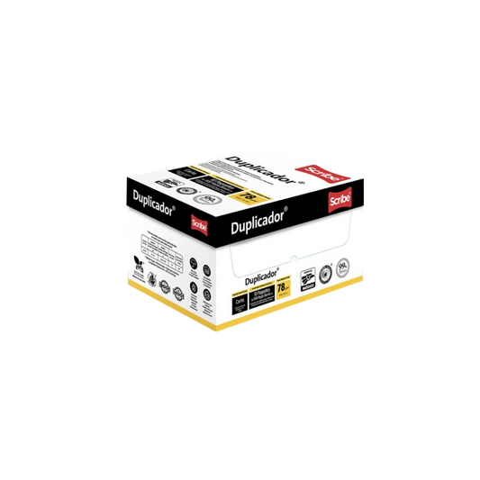 CAJA DE PAPEL BOND BLANCO SCRIBE DUPLICADOR CARTA 5000 HOJAS 78GR 10000005236