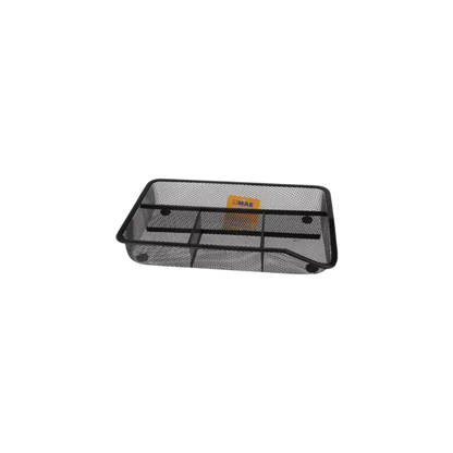 ORGANIZADOR DE ESCRITORIO RECTANGULAR NEGRO METAL MAE VARIAS DIVISIONES 27 X 16 X 4.6 CM ORM-4