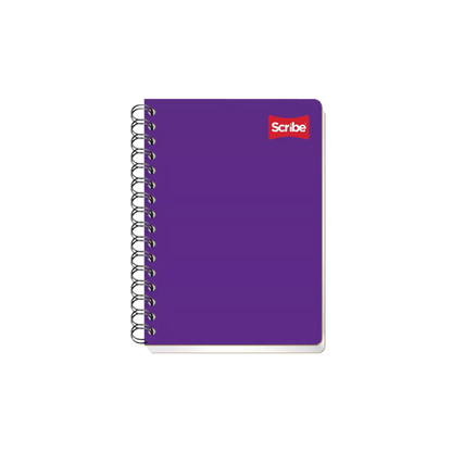 CUADERNO FORMA FRANCESA CUADRO CHICO SCRIBE DE 100 HOJAS PASTA SEMI-RIGIDA DOBLE ESPIRAL 1 PIEZA 1011602