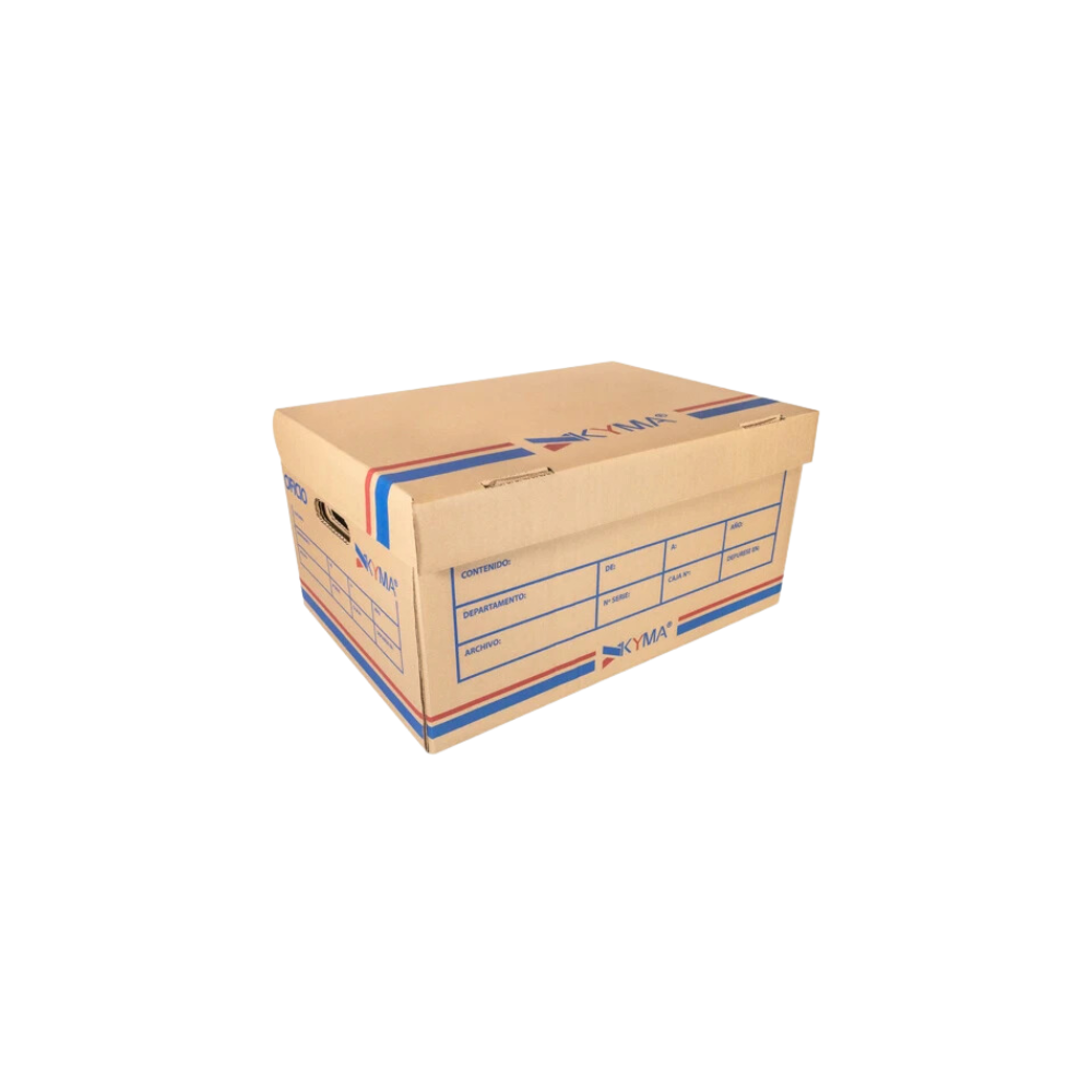 CAJA PARA ARCHIVO CON TAPA TAMAÑO OFICIO KYMA 1 PIEZA CJKY-CR-OF