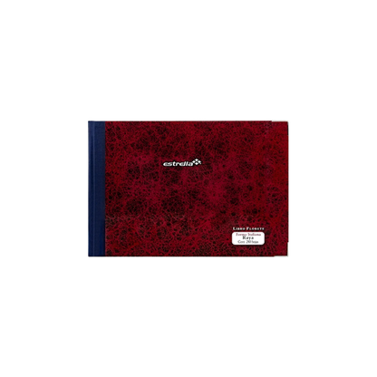 LIBRO FLORETE DE RAYADO MARCA ESTRELLA FORMA ITALIANA CON 240 HOJAS 1 PIEZA 0134
