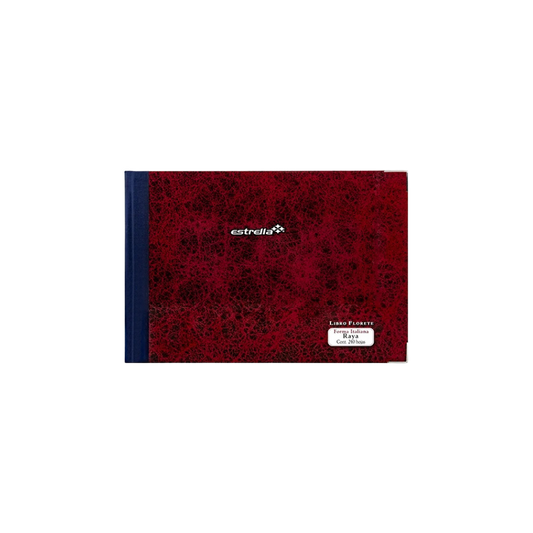 LIBRO FLORETE DE RAYADO MARCA ESTRELLA FORMA ITALIANA CON 240 HOJAS 1 PIEZA 0134