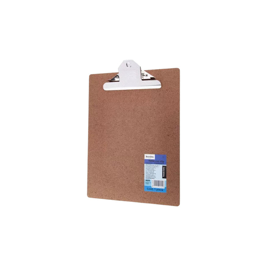 TABLA SUJETAPAPEL CARTA BARRILITO MACOCEL