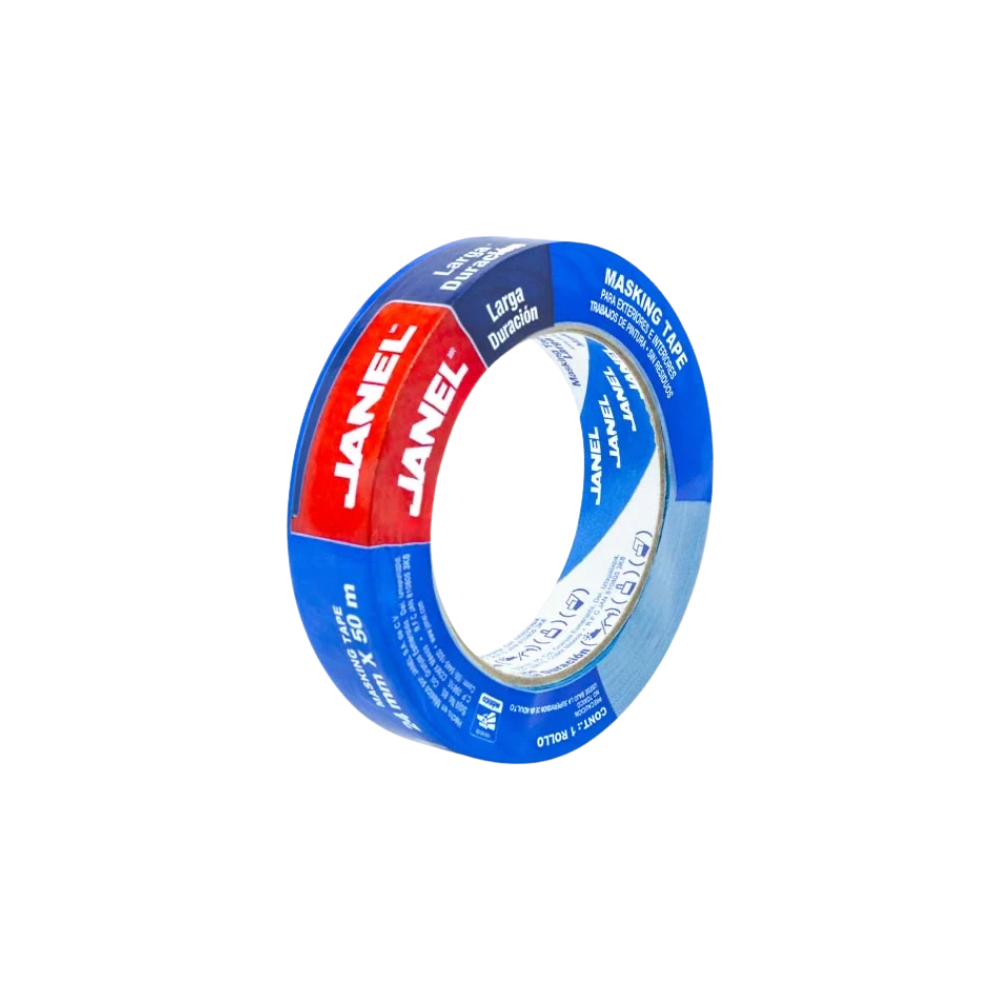 CINTA ADHESIVA MASKING TAPE AZUL JANEL 230 24 MM X 50 M 2302450100