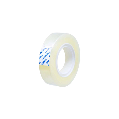 CINTA ADHESIVA CORTE FÁCIL JANEL 255 TRANSPARENTE DE 12 MM X 33 M BLISTER CON 10 PZAS