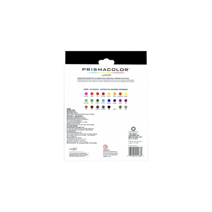 COLORES SURTIDO JUNIOR PRISMACOLOR REDONDO 24 COLORES 2153020