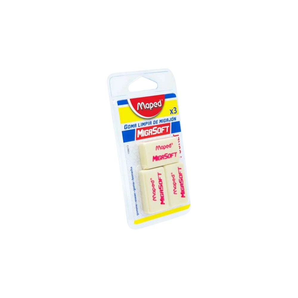 GOMA BLANCA MAPED MIGAJÓN BLISTER 3 PIEZAS 108613