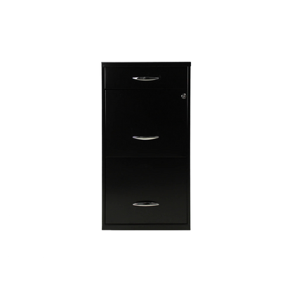 ARCHIVERO METÁLICO 2+1 GAVETAS CARTA 17056 NEGRO