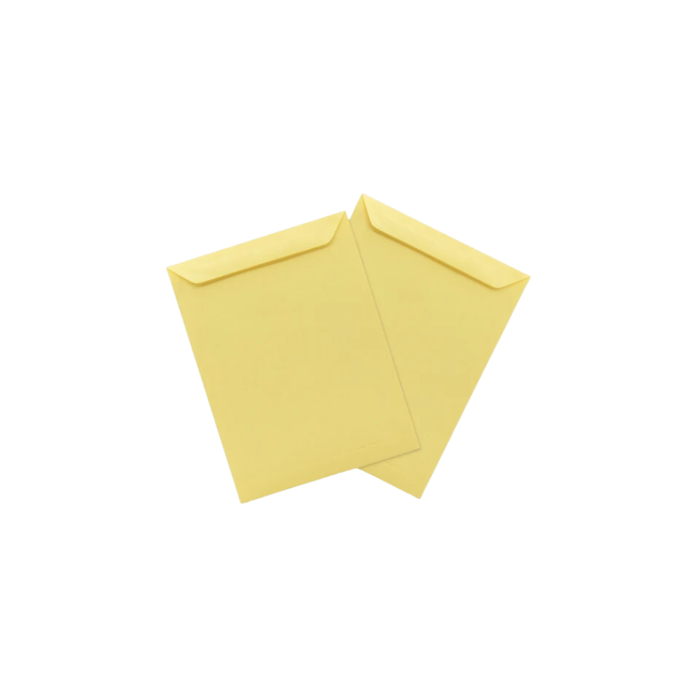 SOBRE BOLSA PAPEL KYMA AMARILLO ANTE TAMAÑO CARTA PAQUETE CON 50 SOBRES SOB1-TC-MA