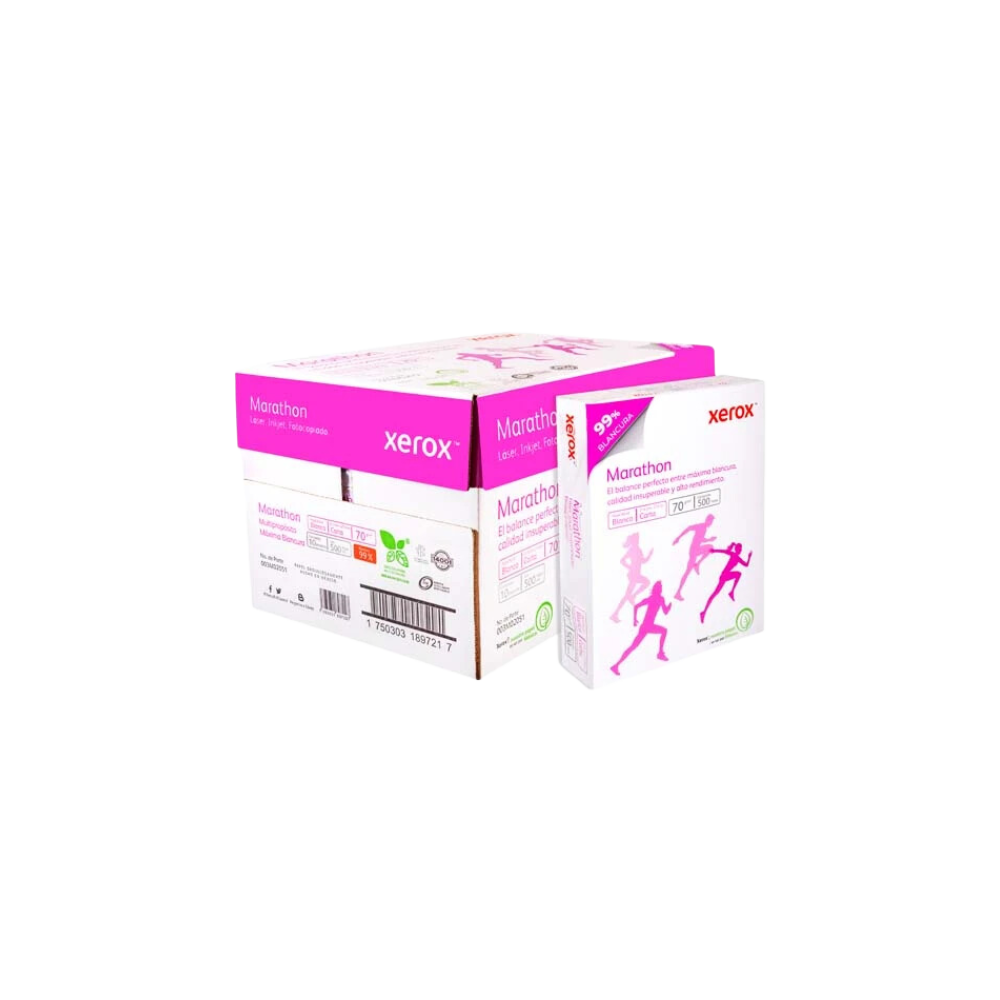 CAJA DE PAPEL BOND BLANCO XEROX CARTA CAJA CON 5000 HOJAS 70GR/M2 003M02051